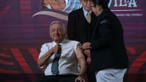 López Obrador se vacuna contra covid