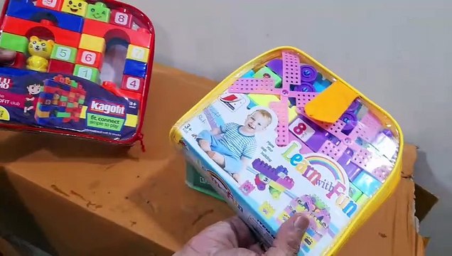 Unboxing and Review of different Kids Building Blocks, Construction Toys for kids gift