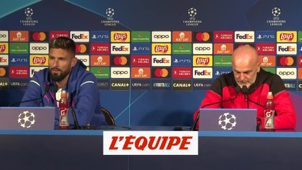 Giroud donne les clés du match - Foot - C1 - AC Milan