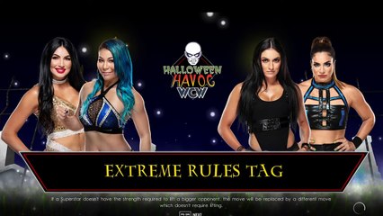 WWE Sonya Deville & Raquel Gonzalez vs  Billie Kay & Mia Yim