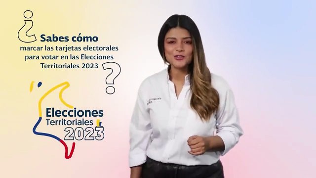 Cómo marcar las tarjetas electorales para votar el 29 de octubre