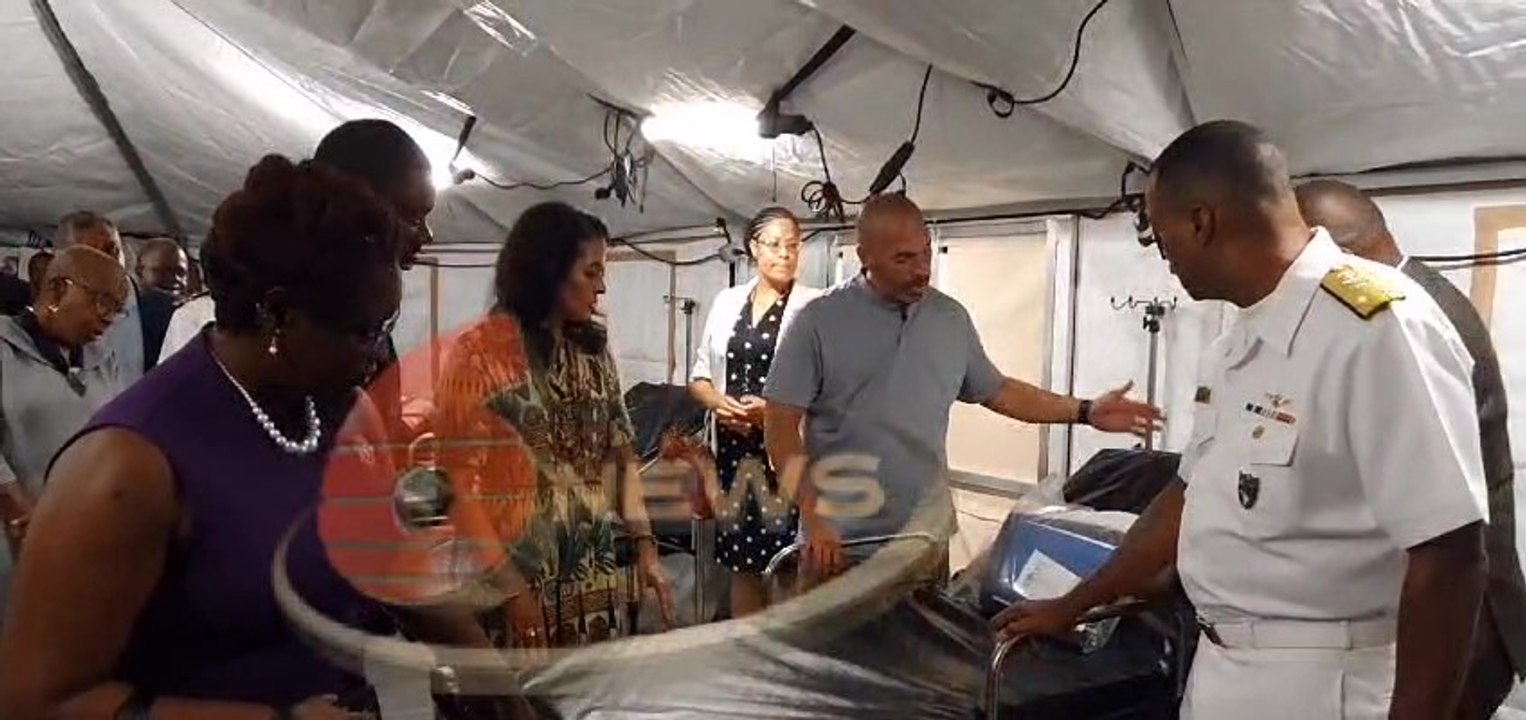 US EMBASSY DONATES AMBULANCE AND FIELD HOSPITAL TO TEMA
