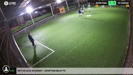 But de ALEC DE BONET - SPORTING BELETTE