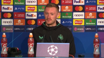 Скачать видео: Newcastle United's Howe and Longstaff preview UCL clash with Borussia Dortmund