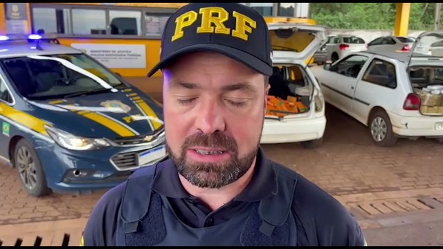 PRF apreende três veículos carregados com maconha na BR-277