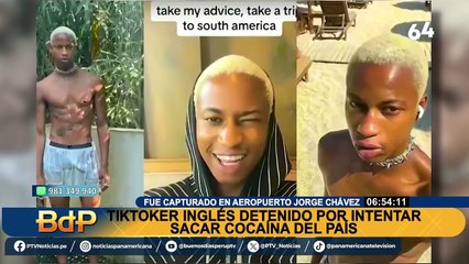 Modou Dodou Adams: ¿cómo fue la detención del tiktoker que intentó salir del país con 3 kilos de cocaína?