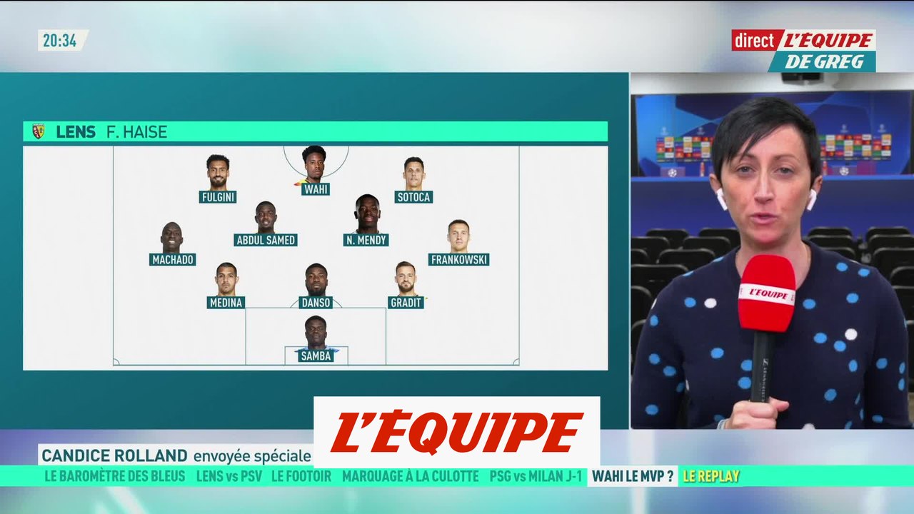 Fulgini titulaire et Thomasson remplaçant face à Eindhoven - Foot - C1 - Lens