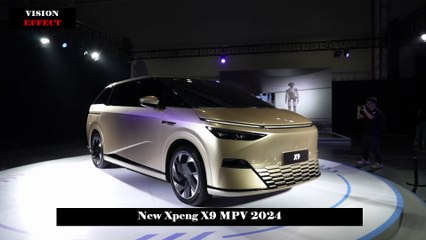 New Xpeng X9 MPV 2024
