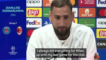 Donnarumma feeling emotional ahead of Milan return
