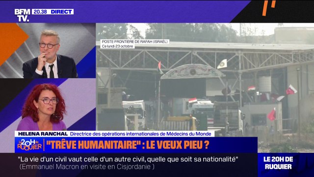 Aide humanitaire à Gaza: C'est extrêmement compliqué pour toutes les ONG qui sont là , affirme Helena Ranchal (directrice des opérations internationales de Médecins du Monde)