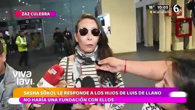 Sasha Sokol responde a declaraciones del hijo de Luis de Llano
