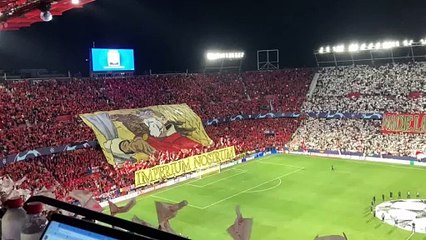 Ambiente del Sánchez-Pizjuán justo antes del Sevilla-Arsenal