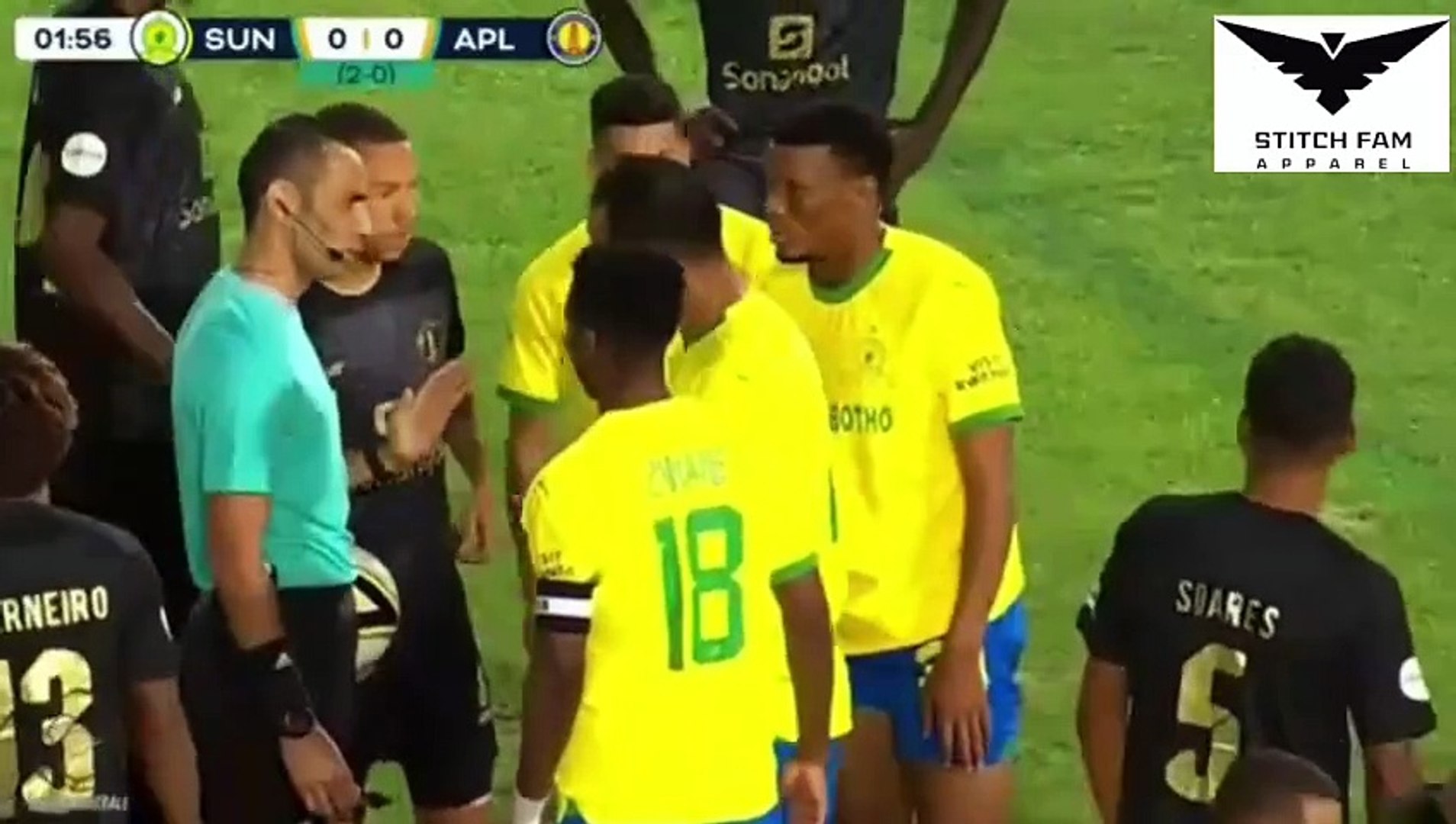 Mamelodi sundowns vs Petro Atletico Quarter Final Highlights Africa Football League