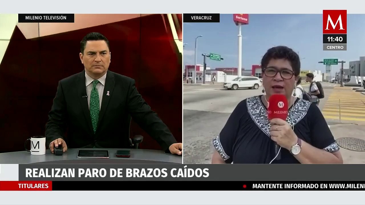 Trabajadores del Poder Judicial en Veracruz realizan paro de brazos caídos