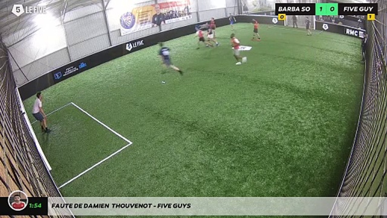 Faute de Damien  Thouvenot - FIVE guys