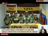 UPV respalda las 5 preguntas establecidas por el Consejo Nacional Electoral