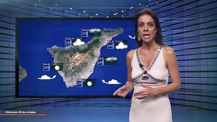 La previsión del tiempo en Canarias para el 25 de octubre de 2023, en Atlántico Televisión.