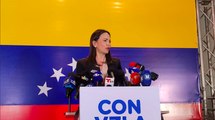 María Corina Machado: He recibido un mandato nítido que nos obliga a derrotar a Maduro en elecciones limpias