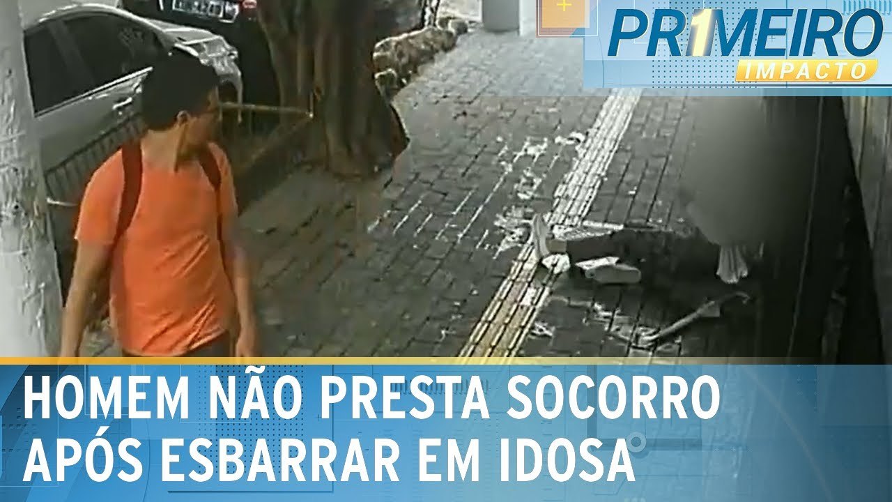 Homem esbarra em idosa, mulher quebra fêmur e não recebe ajuda