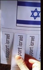 Üniversitelilerin dikkat çeken İsrail protestosu