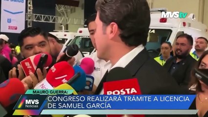CONGRESO REALIZARÁ TRÁMITE A LICENCIA DE SAMUEL GARCÍA