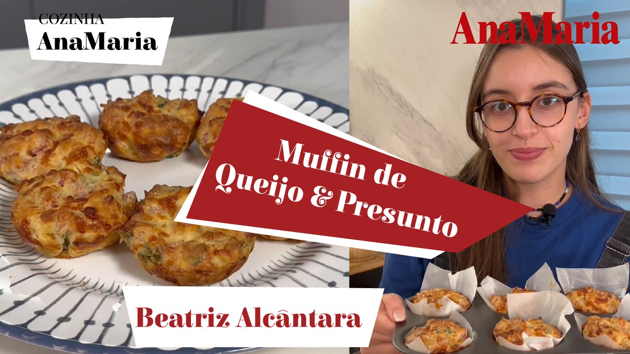 MUFFIN DE QUEIJO E PRESUNTO!