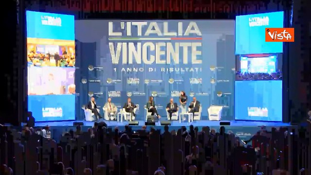 Rampelli all'evento di Fratelli d'Italia per il Governo Meloni: Un popolo vero