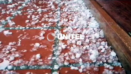 Después de varios días cae una lluvia intensa seguida de granizo en Vallegrande