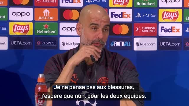 Gr. G - Guardiola : Si l'UEFA permet de jouer sur ce terrain...