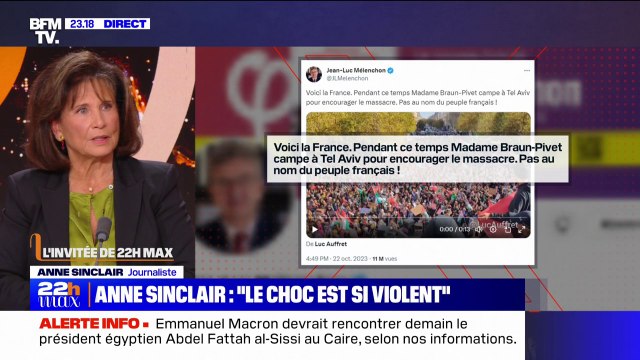 Critiques de Jean-Luc Mélenchon contre Yaël Braun-Pivet: pour Anne Sinclair, le leader de la France insoumise se répand en tweets très ambigus avec plein d'allusions