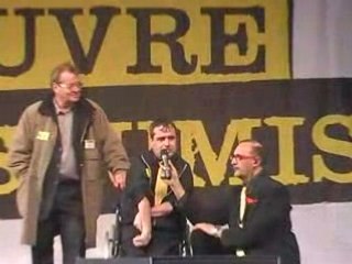 Manifestation handicapés Paris 29 mars 2008