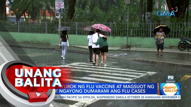 DOH: Magpaturok ng flu vaccine at magsuot ng face mask ngayong dumarami ang flu cases | UB