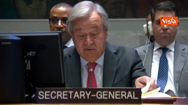Guterres (Onu): Gli attacchi di Hamas non sono avvenuti dal nulla