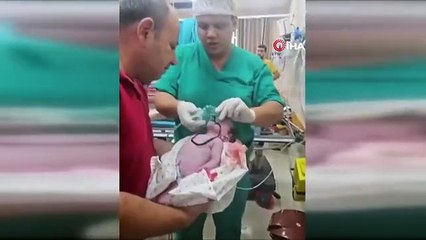 İsrail saldırısında ölen hamile annenin karnındaki bebek kurtarıldı