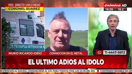 El pueblo despide a Ricardo Iorio