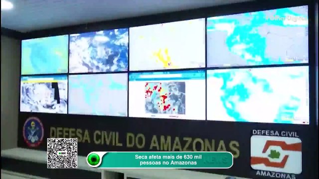 Seca afeta mais de 630 mil pessoas no Amazonas