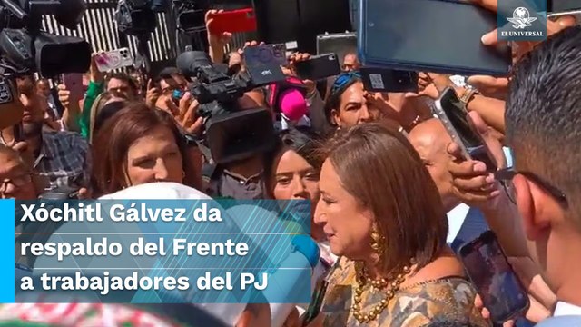 Xóchitl Gálvez afirma que dará batalla legal contra extinción de fideicomisos del Poder Judicial