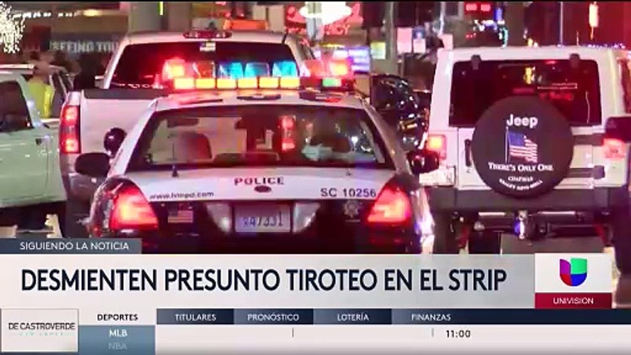 Desmienten Presunto Tirroteo en el Strip
