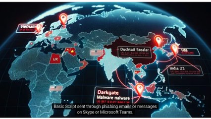 Vietnamese Hackers Target U.K., U.S., and India with DarkGate Malware