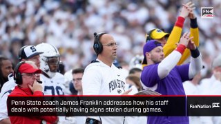 Penn State's James Franklin on Sign Stealing in College Football