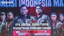 KPU Didesak Tunda Terima Pendaftaran Prabowo-Gibran Terkait Putusan MK