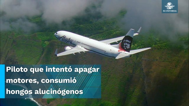 ¡Que viajezote! piloto que intentó apagar motores de avión consumió hongos alucinógenos