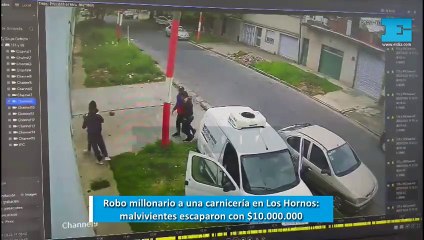Golpe millonario: así fue el golpe comando en una carnicería de La Plata