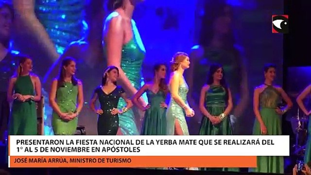 Presentaron la Fiesta Nacional de la Yerba Mate que se realizará del 1° al 5 de noviembre en Apóstoles