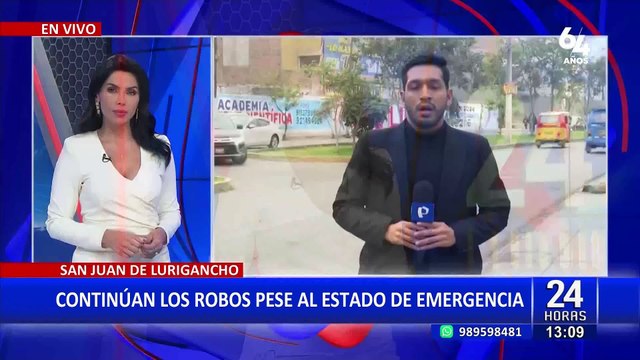 SJL: Vecinos denuncian nula presencia policial pese a estado de emergencia