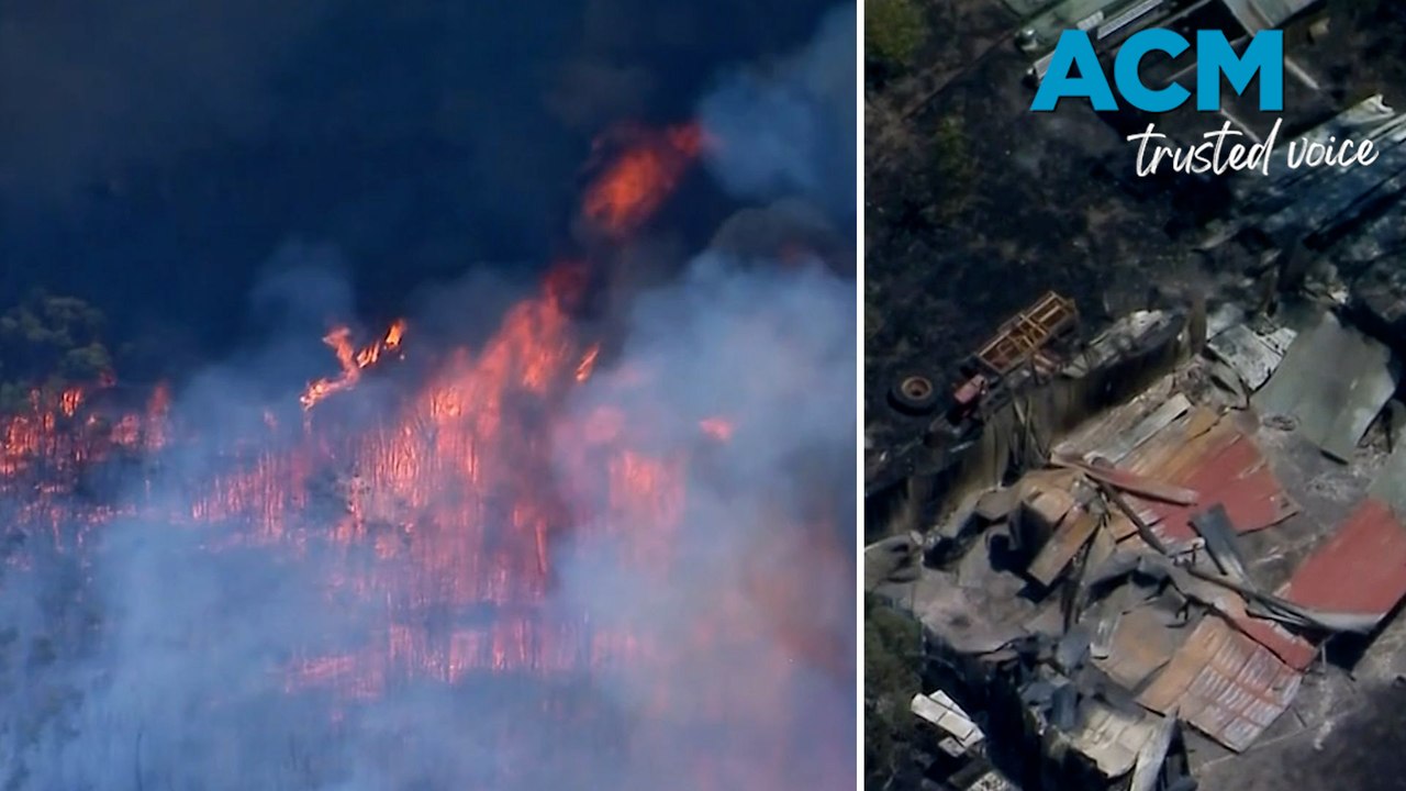 Out-of-control bushfire tears through Queensland's Western Downs