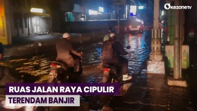 2 Jam Diguyur Hujan, Ruas Jalan Raya Cipulir Terendam Banjir