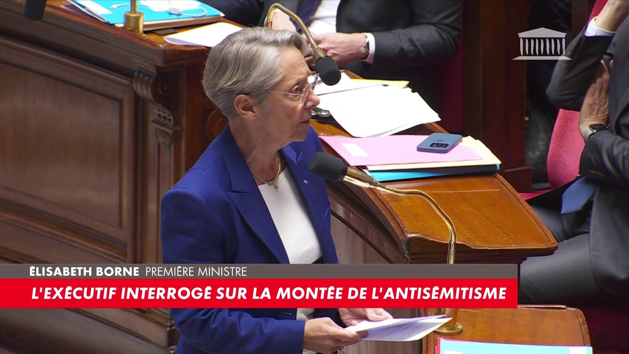 Elisabeth Borne : «Je condamne avec une fermeté absolue ces agissements ignobles»