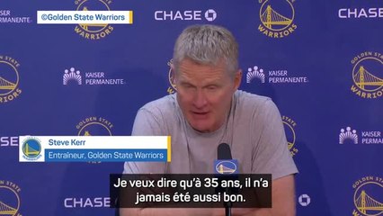 Warriors - Kerr : "Ce n'est pas pour rien qu'il est Steph Curry"