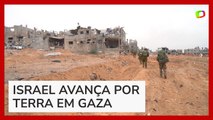 Israel ataca 300 alvos do Hamas e divulga imagens de operação por terra em Gaza